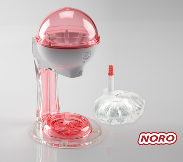 Germstar® G2 Mini Desinfektionsspender Starterkit weiß-pink Noro