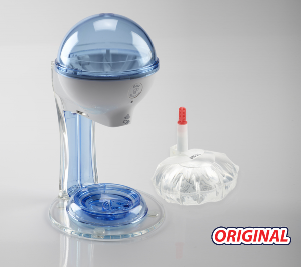 Germstar® G2 Desinfektionsspender Starterkit weiß-blau Original | 355ml